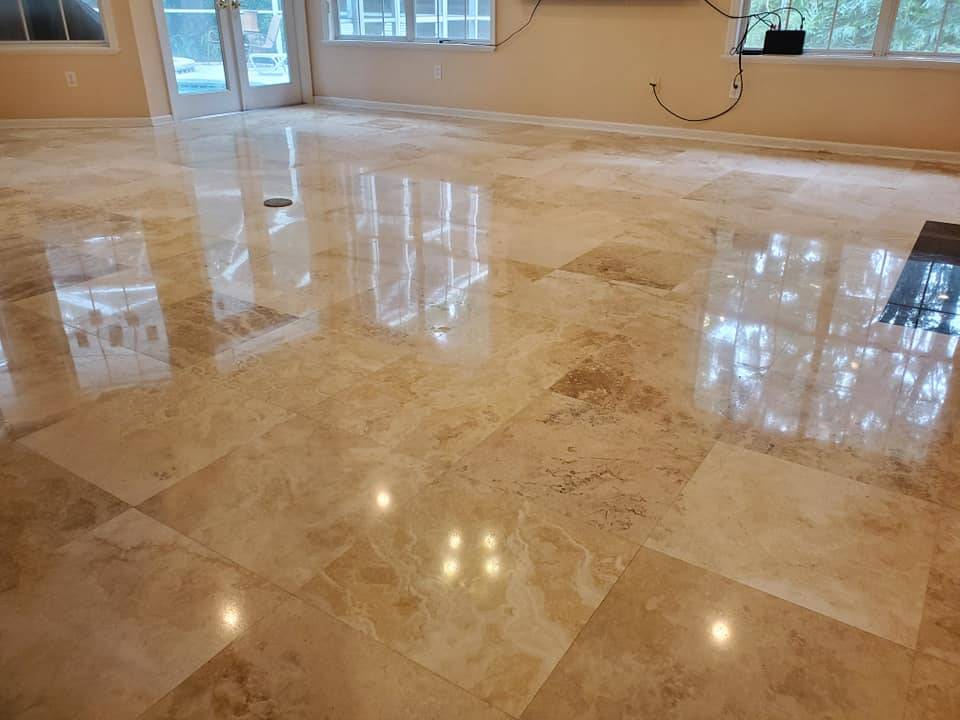travertine floor restoration